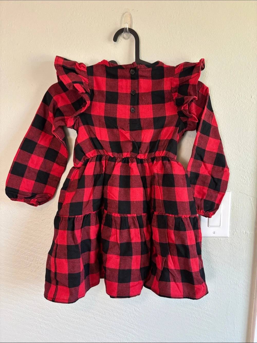 Bundle 2/$30! NEW Disney Plaid Flannel Minnie Mouse Dress 4T